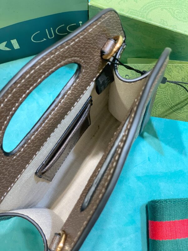 GC444 Ophidia top handle mini bag / 5.5"W x 9"H x 1.8"D - Immagine 5