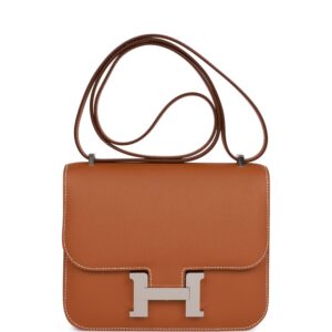 H Constance 18 Gold Epsom Palladium Hardware