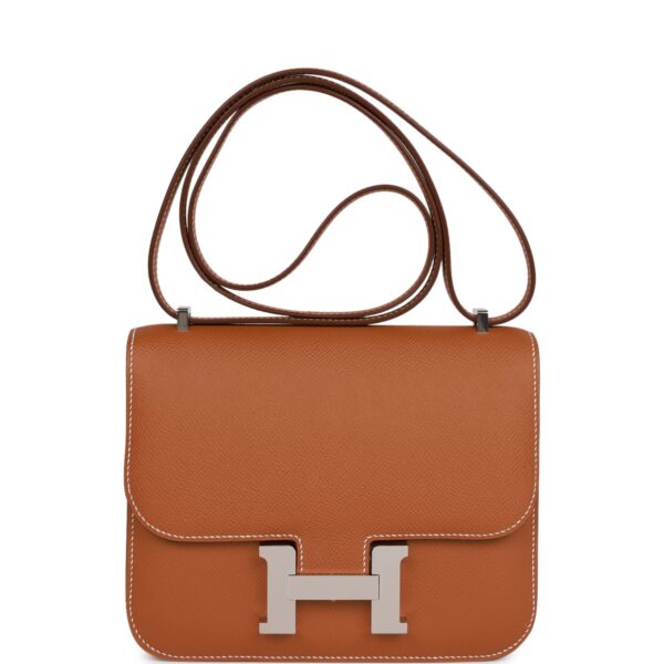 H Constance 18 Gold Epsom Palladium Hardware