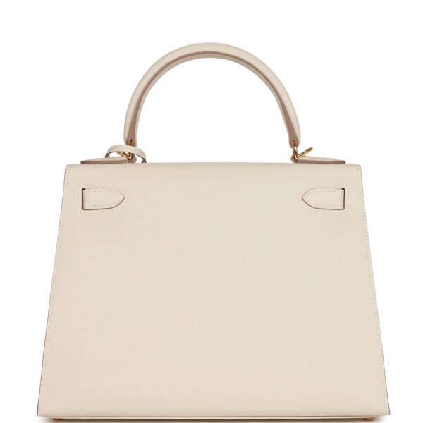 H Craie Epsom Sellier Kelly 28cm Gold Hardware - Billede 3