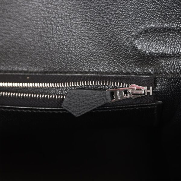 H Birkin 30 Black Togo Palladium Hardware - Image 8