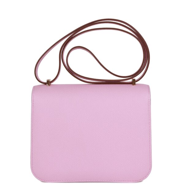 H Constance 18 Mauve Syestre Epsom Rose Gold Hardware - Afbeelding 4