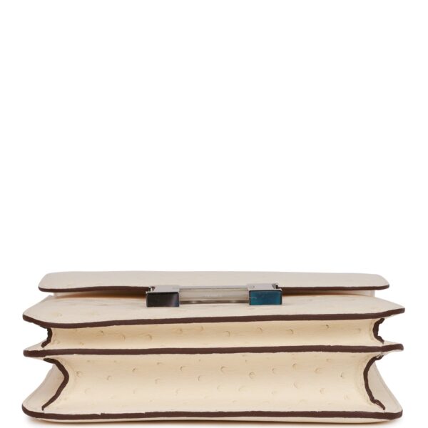 H Constance 18 Nata Ostrich Palladium Hardware - Billede 5