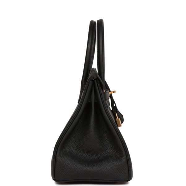 H Birkin 30 Black Togo Gold Hardware - Immagine 2