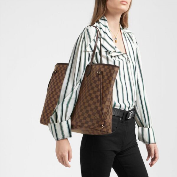 L Damier Ebene Canvas Neverfull GM N41357 - Immagine 5