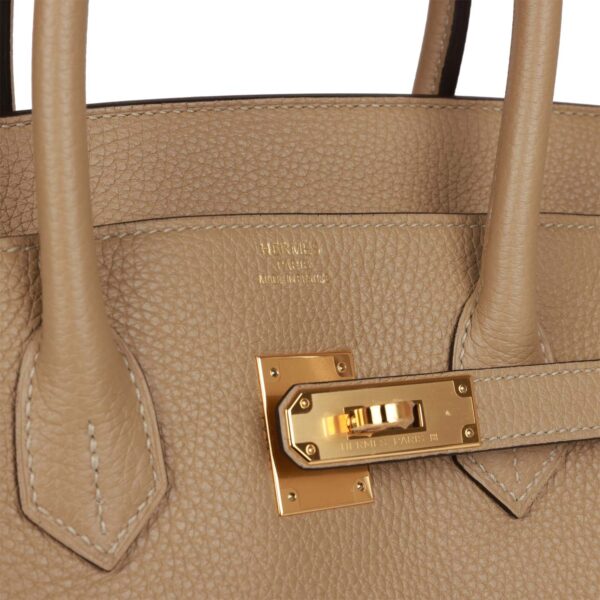 H Birkin 35 Trench Clemence Gold Hardware — изображение 6