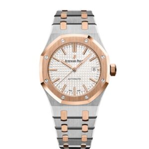 AP Royal Oak Selfwinding Silver dial, 37mm, Steel and 18k Rose gold,