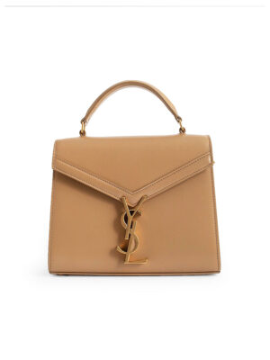 Y Cassandra Mini Top Handle Bag in Box Leather