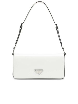 PP Brushed Leather Femme Bag in White N
