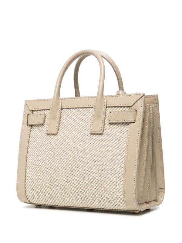 Y Sac De Jour Nano in Canvas in Beige and Sea Salt - Image 3