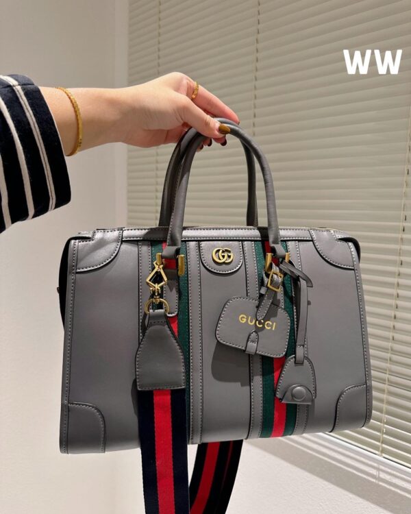 GC451 Bauletto Medium Top Handle Bag / 13.4"W x 9.4"H x 7.1"D - Image 10