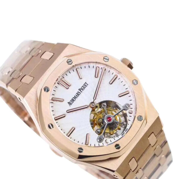 AP Royal Oak Tourbillon Rose Gold 41MM Watch - Afbeelding 2