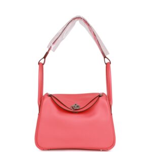 H Lindy 26 Rose Texas Evercolor Palladium Hardware