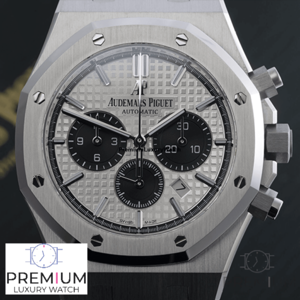 AP Royal Oak Selfwinding 41MM Chronograph Silver Watch - Afbeelding 8