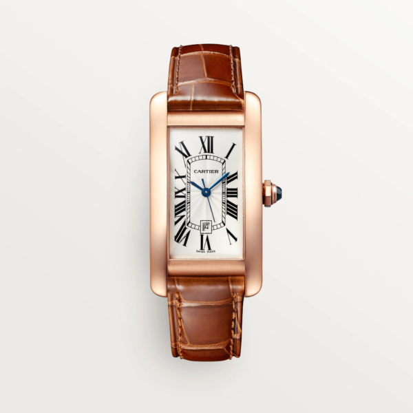 CAR Tank Am��ricaine 18K Rose Gold Unisex Watch, W2620030