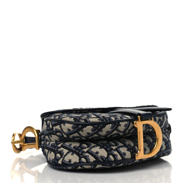 CHRISTIAN D Oblique Mini Saddle Bag Blue — изображение 2