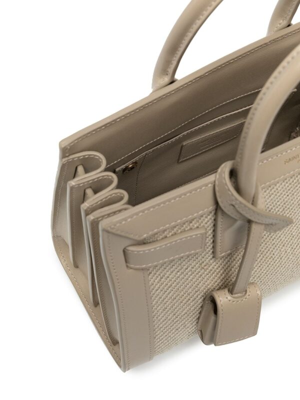 Y Sac De Jour Nano in Canvas in Beige and Sea Salt - Image 5