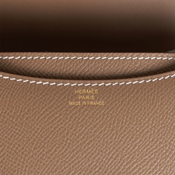 H Constance 18 Etoupe Epsom Gold Hardware - Immagine 7