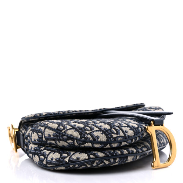CHRISTIAN D Oblique Saddle Bag Blue - Afbeelding 2