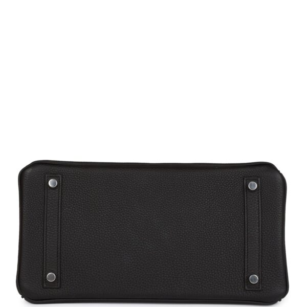 H Birkin 30 Black Togo Palladium Hardware - Image 5