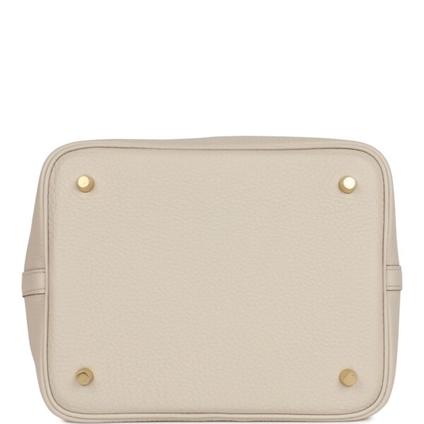 H Picotin Lock 22 Beton Clemence Gold Hardware - Immagine 5