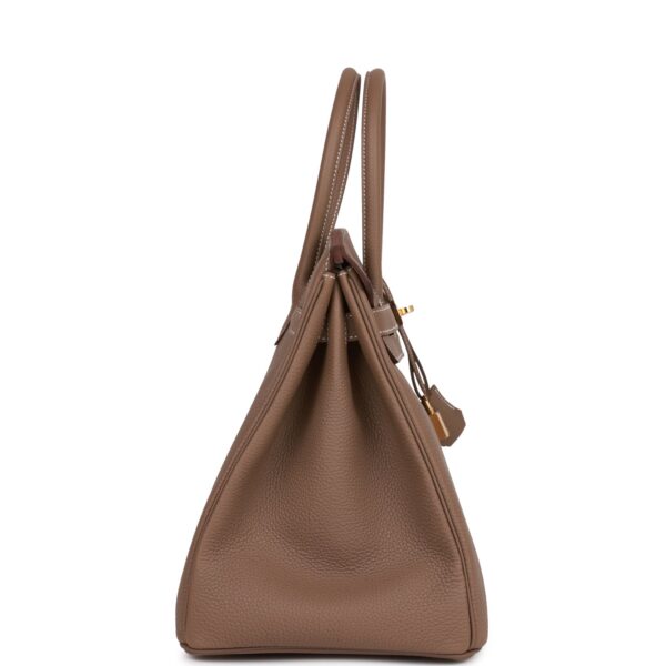H Birkin 35 Etoupe Togo Gold Hardware - Image 2