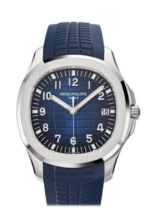 PP Aquanaut Blue Dial 18K White Gold Men's Watch 5168G-001