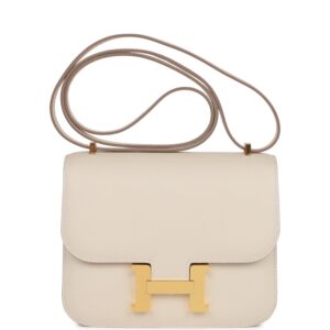 H Constance 1-18 Craie Epsom Gold Hardware
