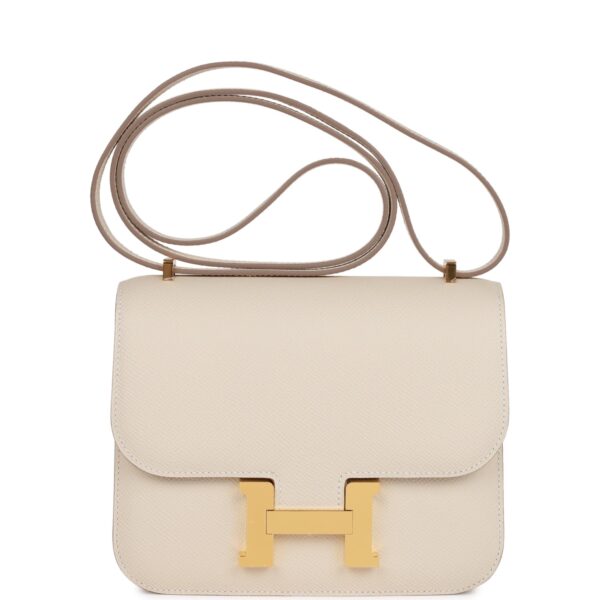 H Constance 1-18 Craie Epsom Gold Hardware