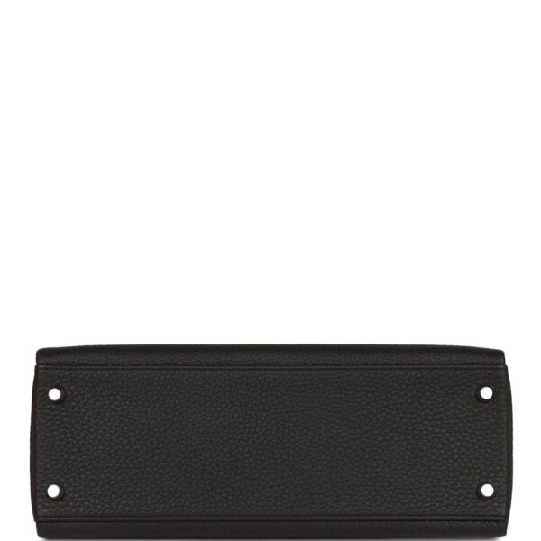 H Kelly Retourne 32cm Black Togo Palladium Hardware - Image 5