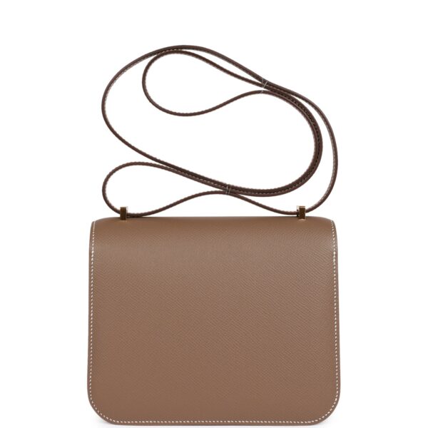 H Constance 18 Etoupe Epsom Gold Hardware - Immagine 3