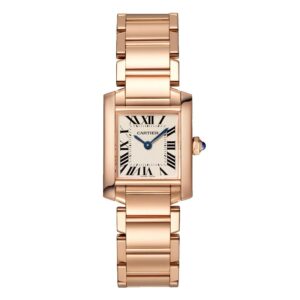 CAR Tank Francaise Small Model 18K Rose Gold Lady's Watch, WGTA0029