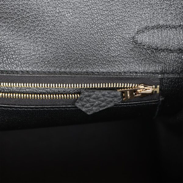 H Birkin 30 Black Togo Gold Hardware - Immagine 8