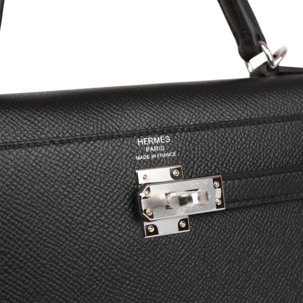 H Kelly Sellier 25 Black Epsom Palladium Hardware - Image 6