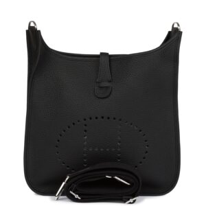 H Evelyne III PM Black Clemence Palladium Hardware