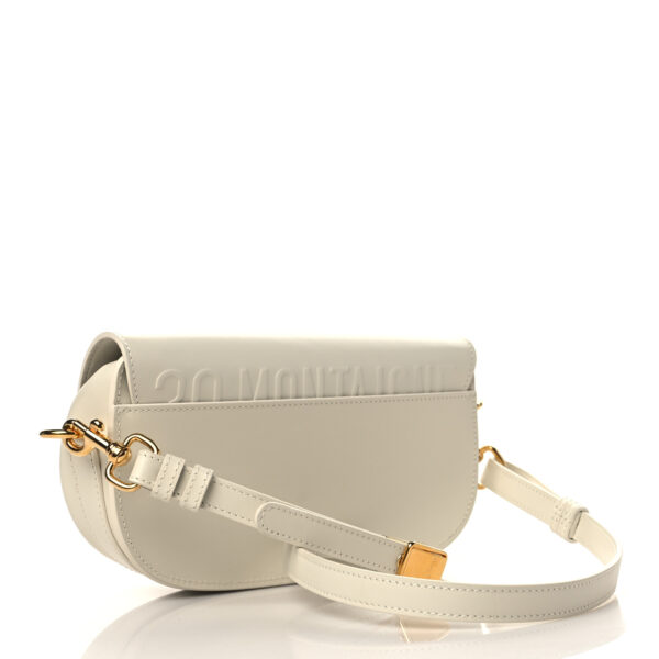 CHRISTIAN D Box Calfskin East West Bobby Bag Latte - Billede 2