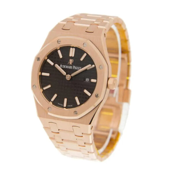 AP Royal Oak Quartz Ladies Rose Gold 33mm Watch - Bild 2