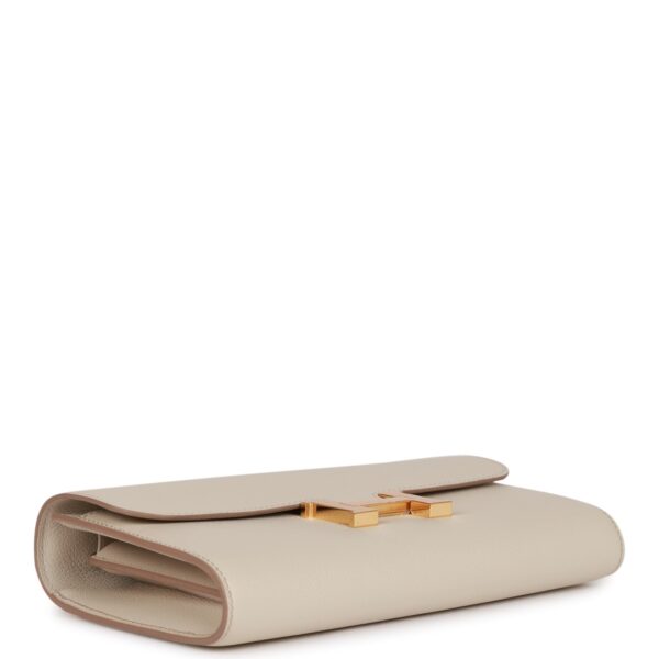 H Constance Wallet To Go Beton Evercolor Gold Hardware - Billede 5