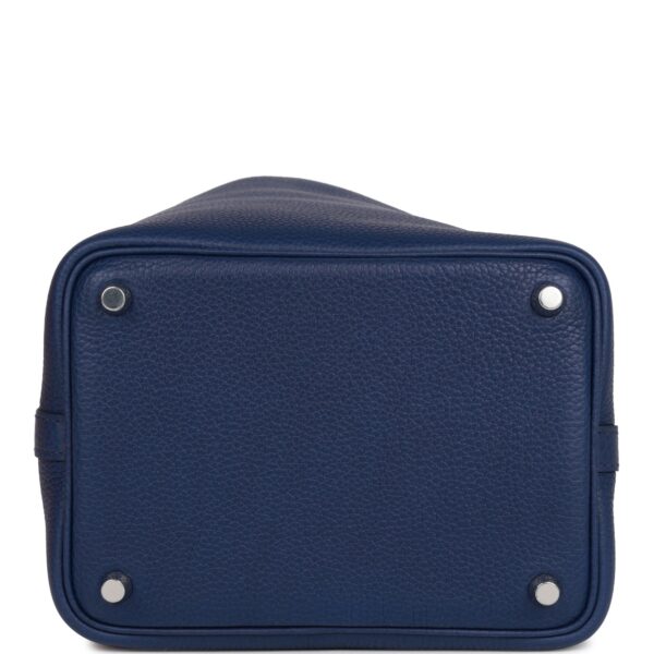 H Picotin Lock 18 Bleu Saphir Maurice Palladium Hardware - Billede 5
