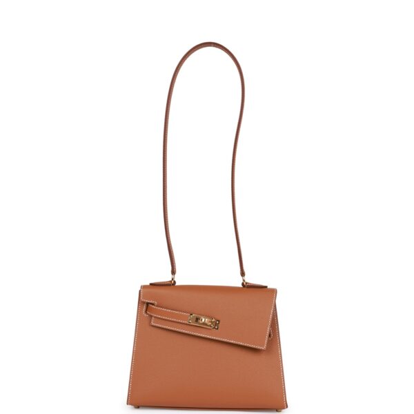 H Kelly Sellier en Desordre 20 Gold Epsom Gold Hardware - Image 8