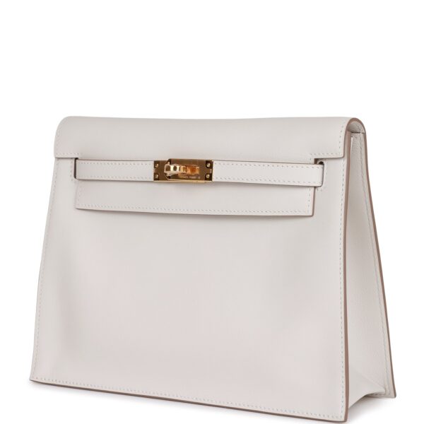 H Kelly Danse Gris Perle Swift Gold Hardware - Bild 4