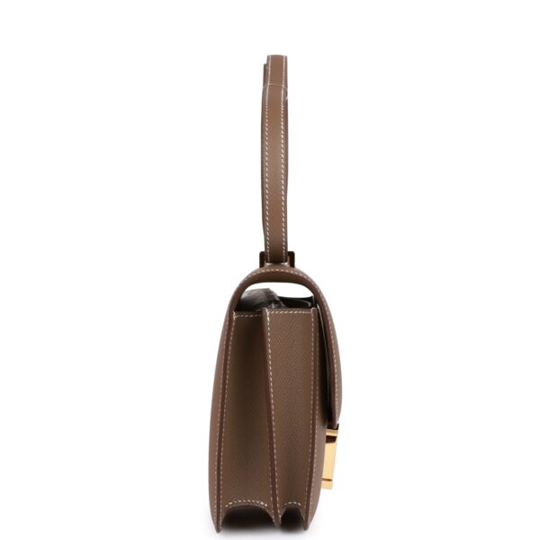 H Constance 18 Etoupe Epsom Gold Hardware - Immagine 2