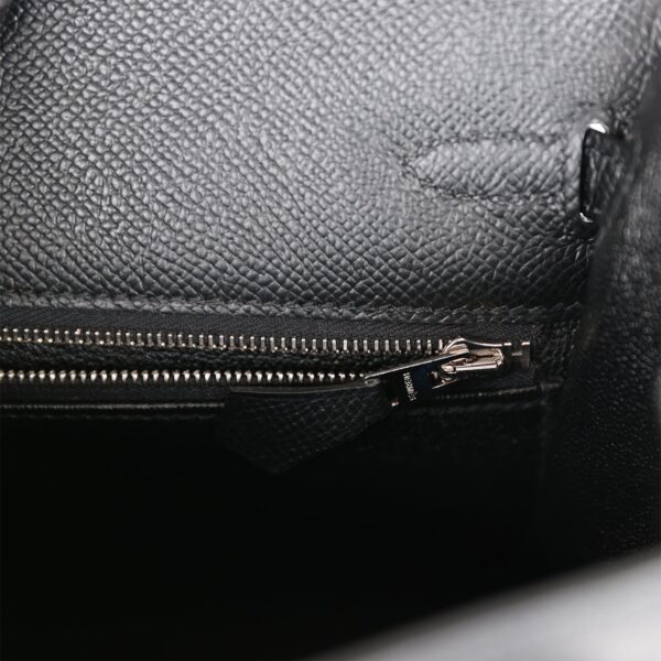 H Kelly Sellier 25 Black Epsom Palladium Hardware - Image 8