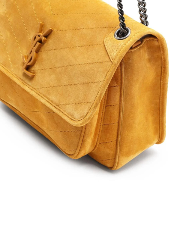 Y Niki Medium Chain Bag in Suede - Immagine 3