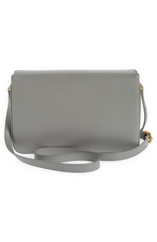 Y Le Maillon Satchel in Smooth Leather in Grey - Image 3