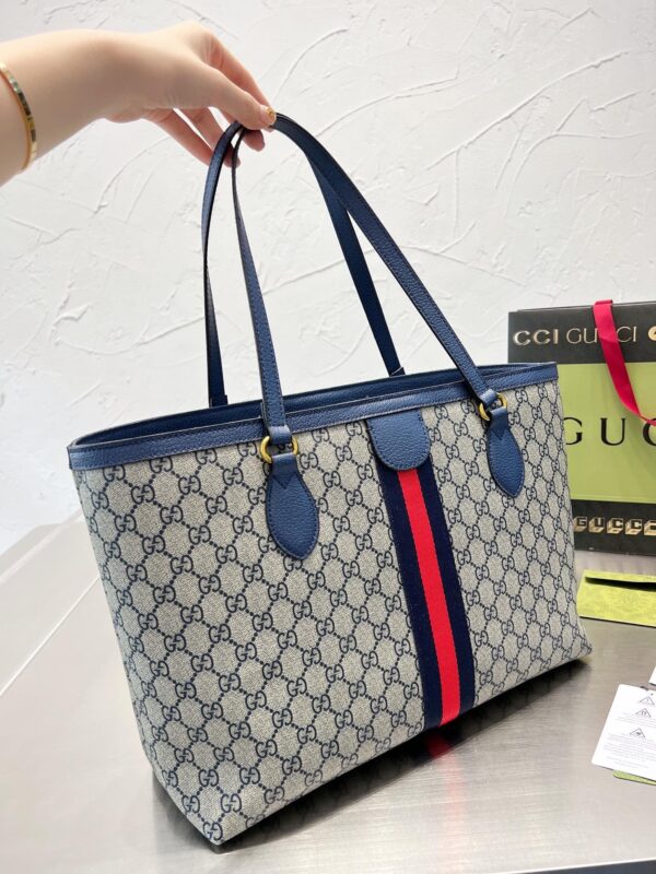 GC479 Ophidia GG Medium Tote / 15"W x 11"H x 5.5"D - Image 6