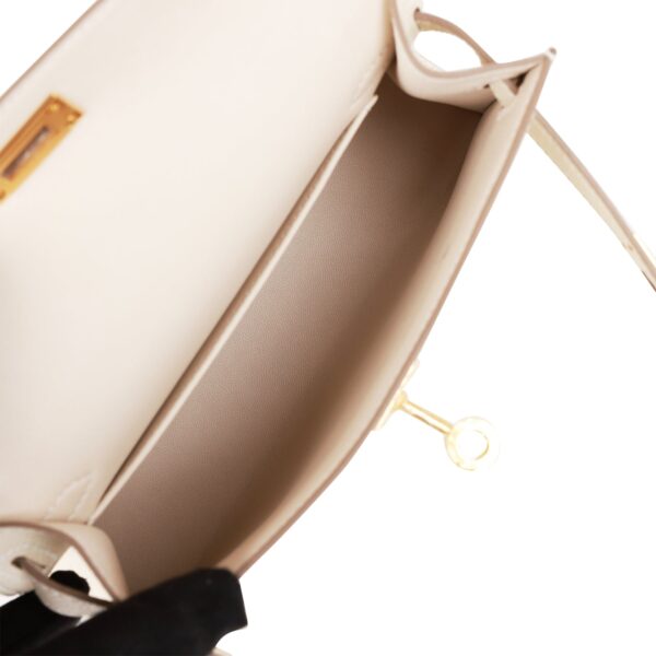 H Kelly Sellier 20 Craie Epsom Gold Hardware - Billede 7