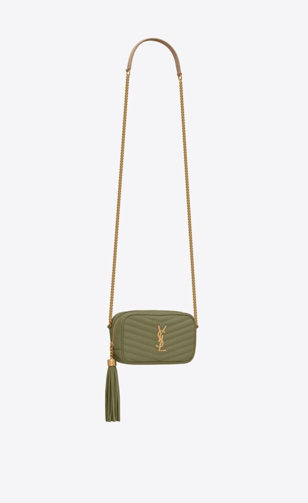 Y Lou Mini Bag in Quilted Grain de Poudre Embossed Leather - Billede 4