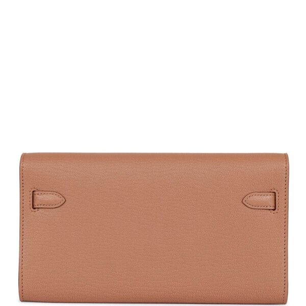H Kelly Wallet To Go Quebracho Chevre Palladium Hardware - Image 3