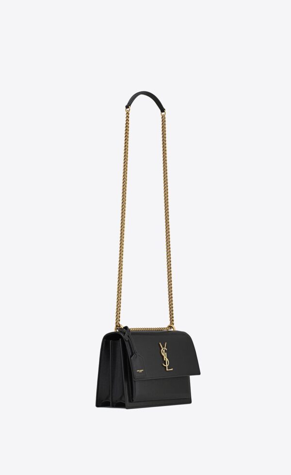 Y Sunset Medium Chain Bag In Coated Bark Leather - Afbeelding 7